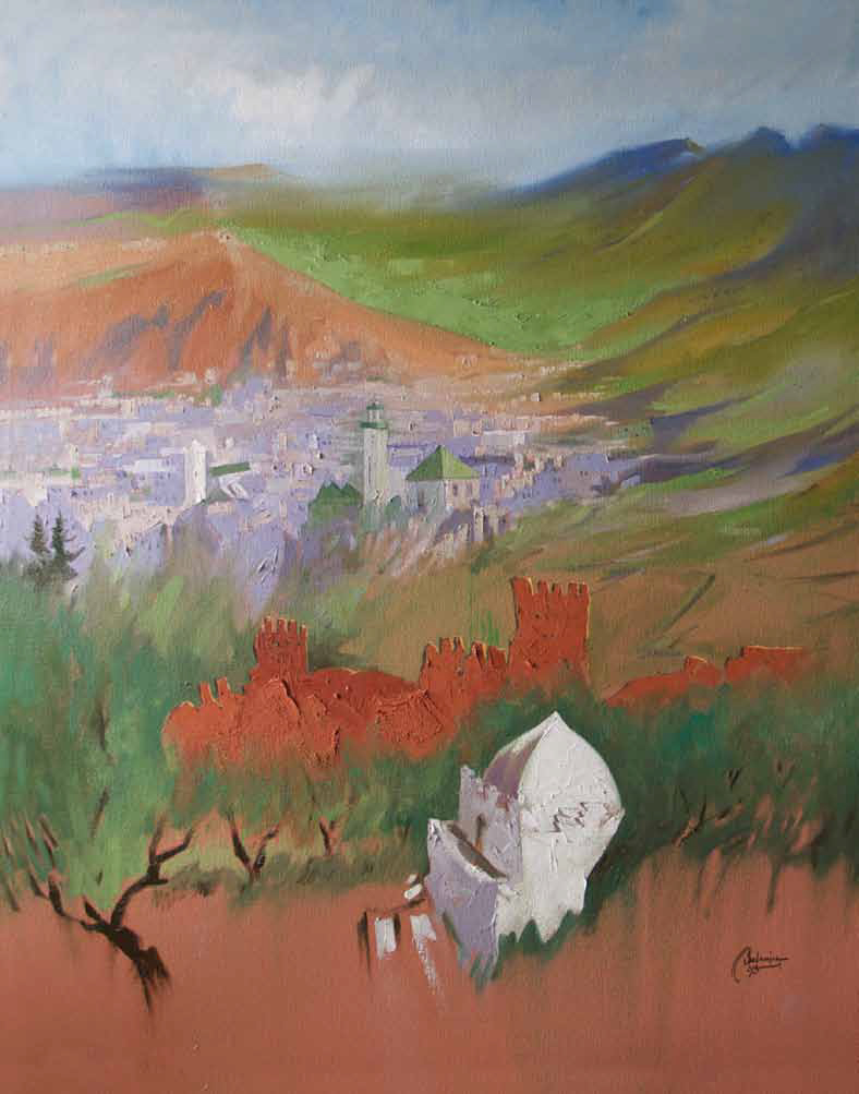 The Beauty of Fez Oil on canvas 100 x 80 cm