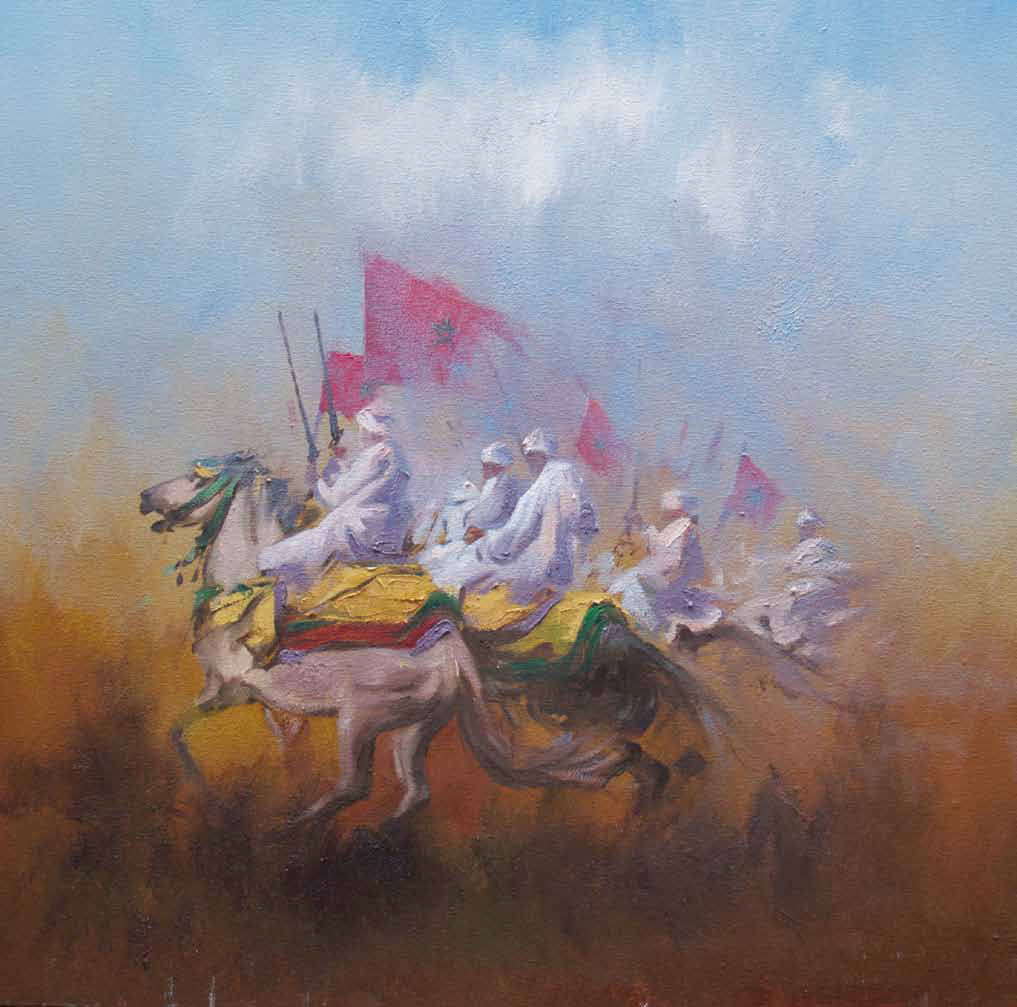 The Fantasia Oil on canvas 70 x 70 cm