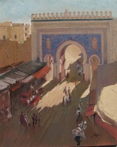 Tableau artistique au Maroc
